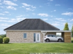 Walmdachbungalow in Sögel - Visualisierung - Sögel – Neubau – Walmdachbungalow in ruhiger Lage!