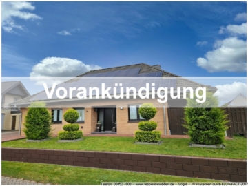 Idealer Altersruhesitz! Walmdachbungalow in Sögel!, 49751 Sögel, Einfamilienhaus