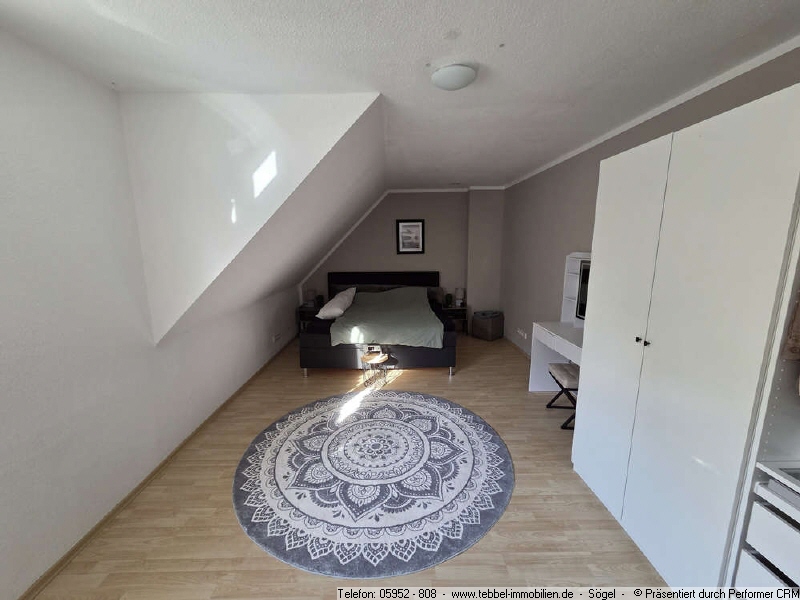 Schlafzimmer 2 im Dachgeschoss