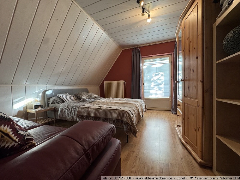 Schlafzimmer I im Obergeschoss