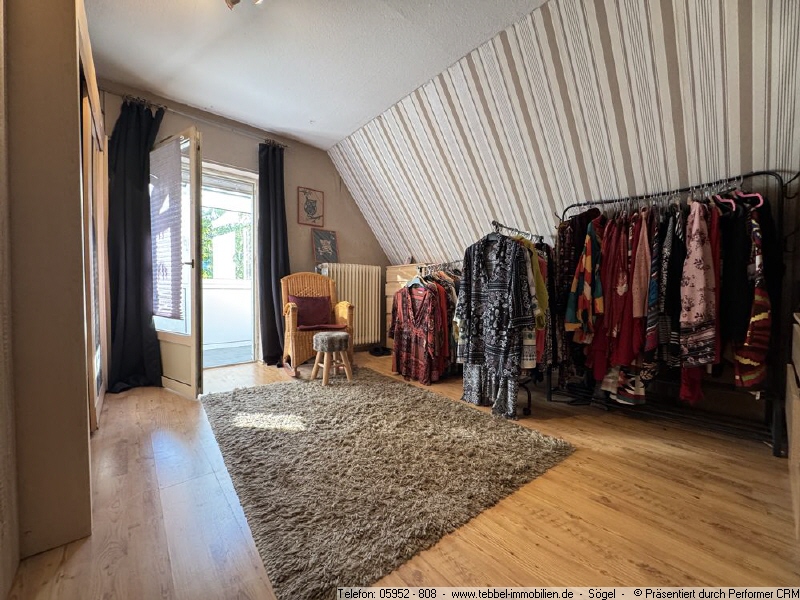 Schlafzimmer II im Obergeschoss