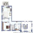 Großzügige u. komfortable 3-Zimmer-Wohnung mit Terrasse! - Wohnung 1 - Erdgeschoss - Skizze - Visualisierung