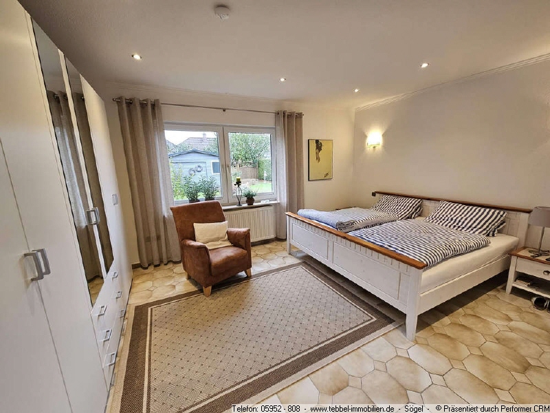 Schlafzimmer im Erdgeschoss