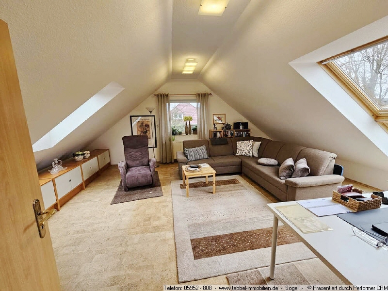 Schlafzimmer 2 im Dachgeschoss