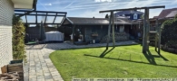 Blick in den Garten - Geräumiger Bungalow mit Mansarddach in Werlte!
