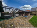 Terrassenbereich - Geräumiger Bungalow mit Mansarddach in Werlte!