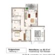 Eigentumswohnung im Erdgeschoss - Sögel! - Wohnung 1 - Exposéplan - Skizze - Visualisierung
