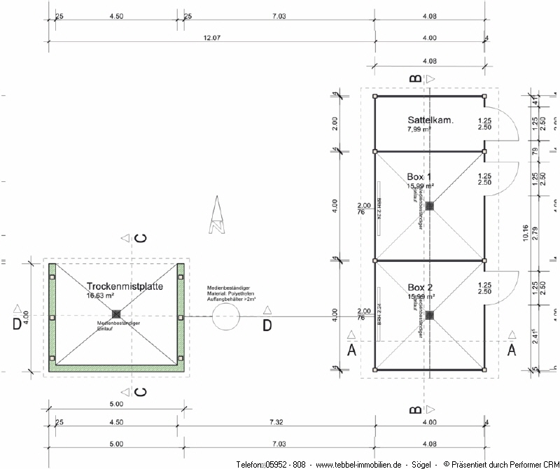 Pferdeboxen - Sattelkammer - Neubau